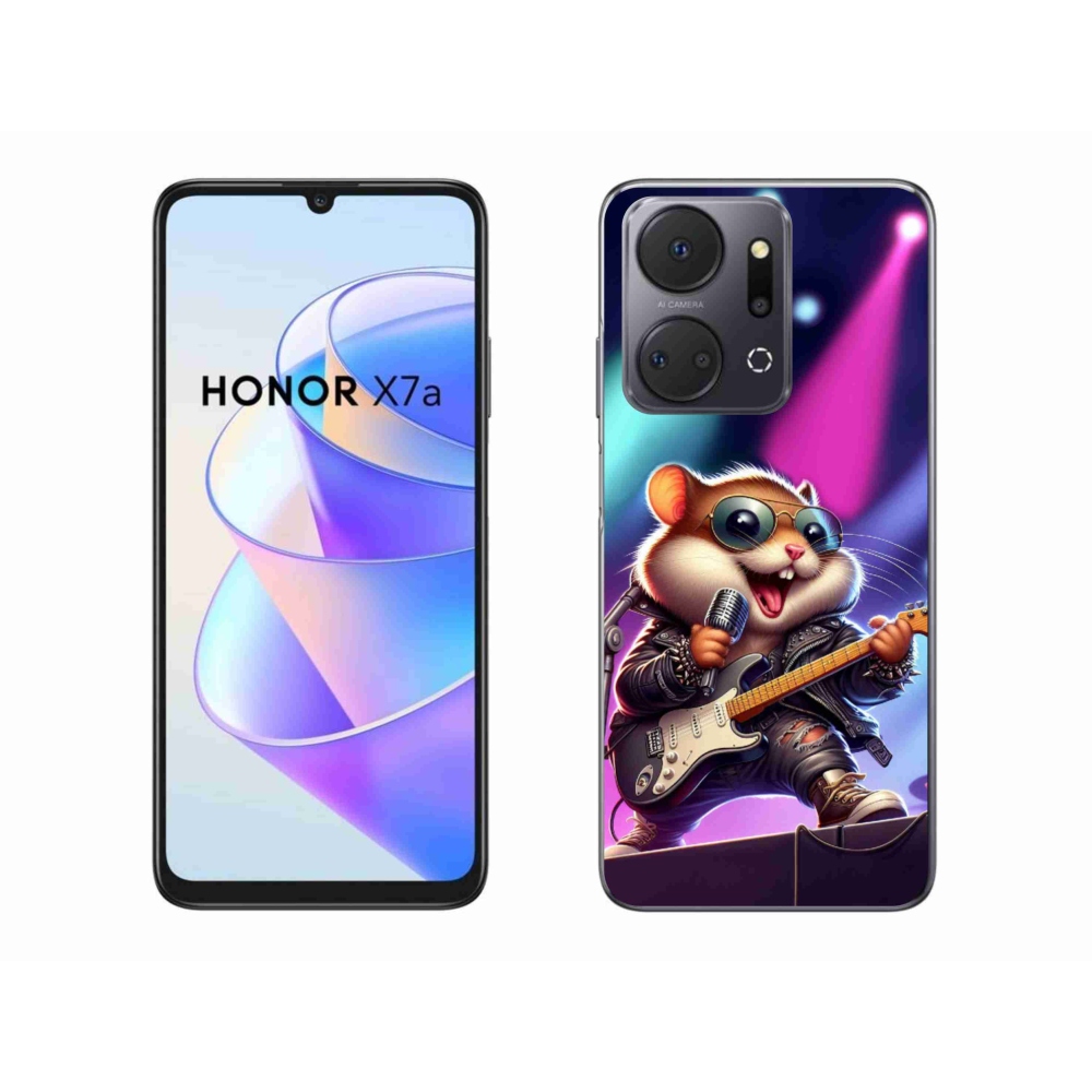 Gélový kryt mmCase na Honor X7a - škrečok rocker
