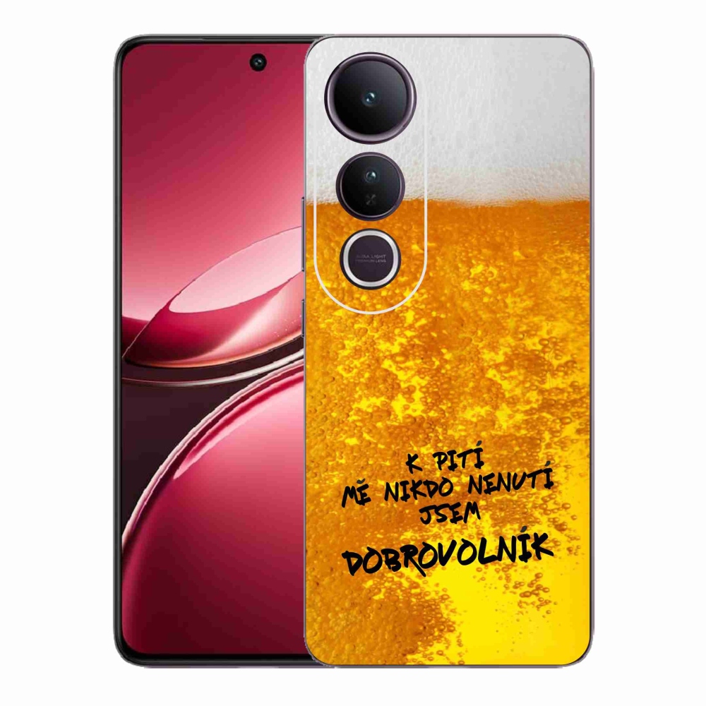 Gélový kryt mmCase na Vivo V50 Lite 4G/5G - pivný motív 4