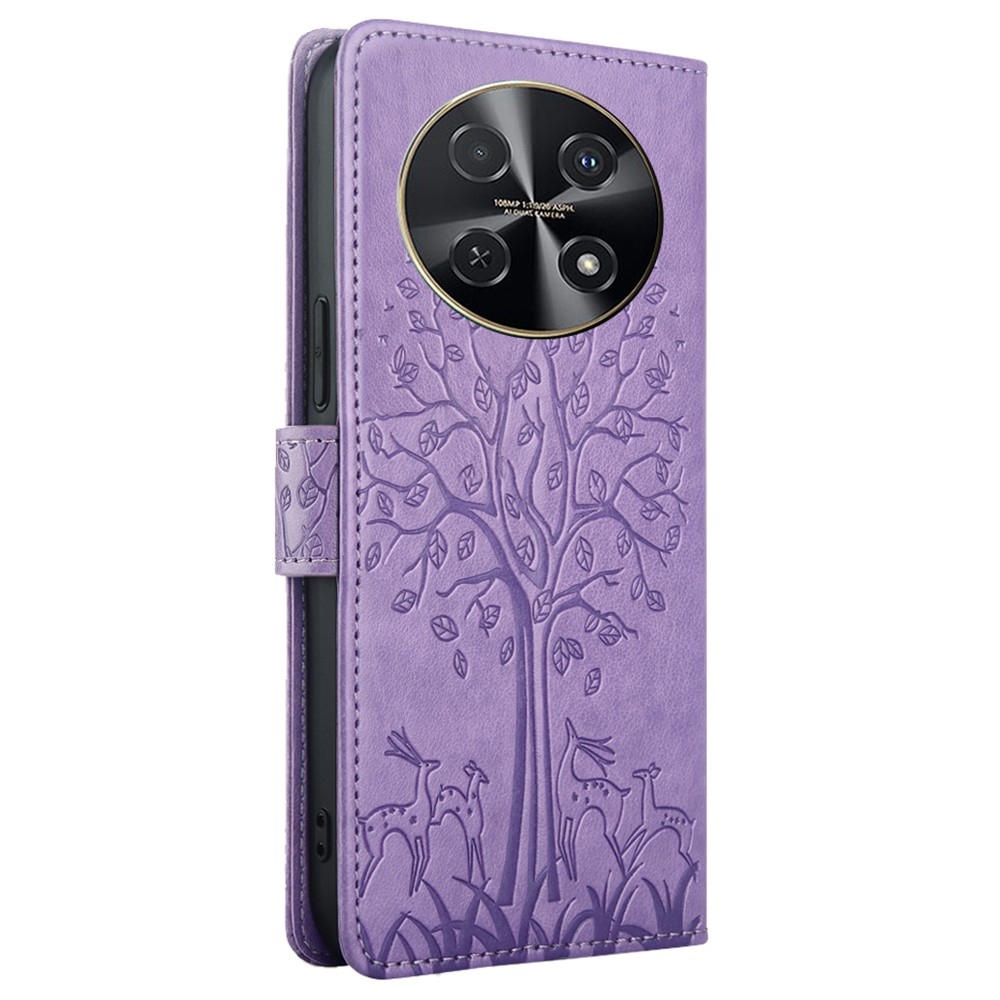 Tree knižkové puzdro na Huawei Nova 12i - fialové