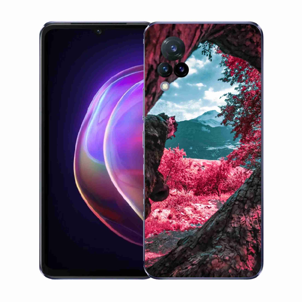 Gélový kryt mmCase na Vivo V21 4G/5G - výhľad na hory