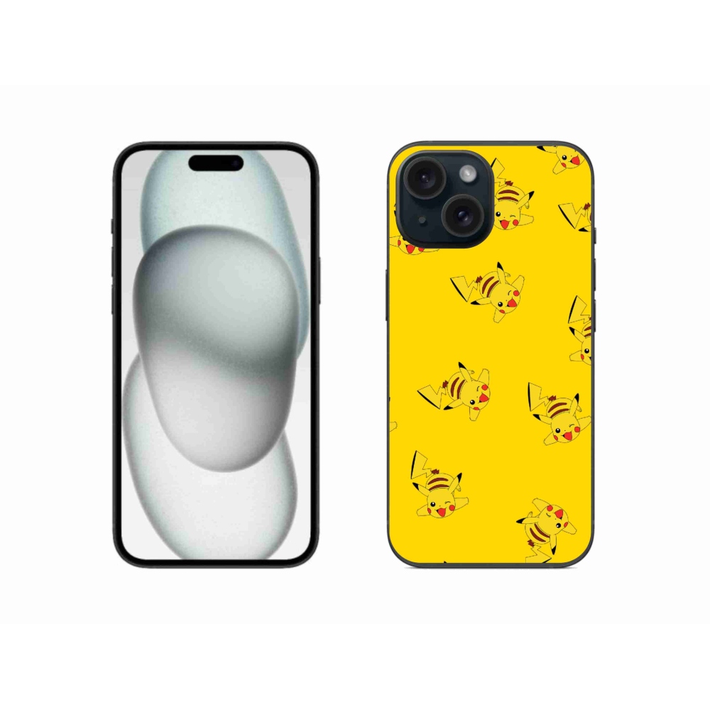 Gélový kryt mmCase na iPhone 15 - pikachu