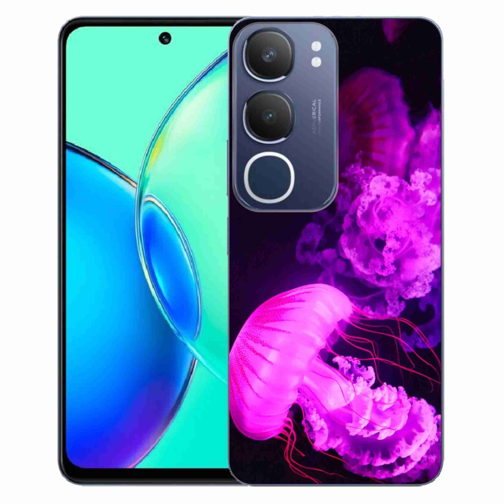 Gélový kryt mmCase na Vivo Y19s - medúza 1