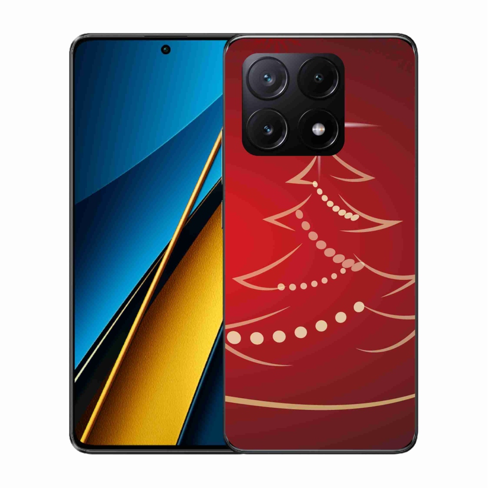 Gélový kryt mmCase na Xiaomi Poco X6 Pro 5G - kreslený vianočný stromček