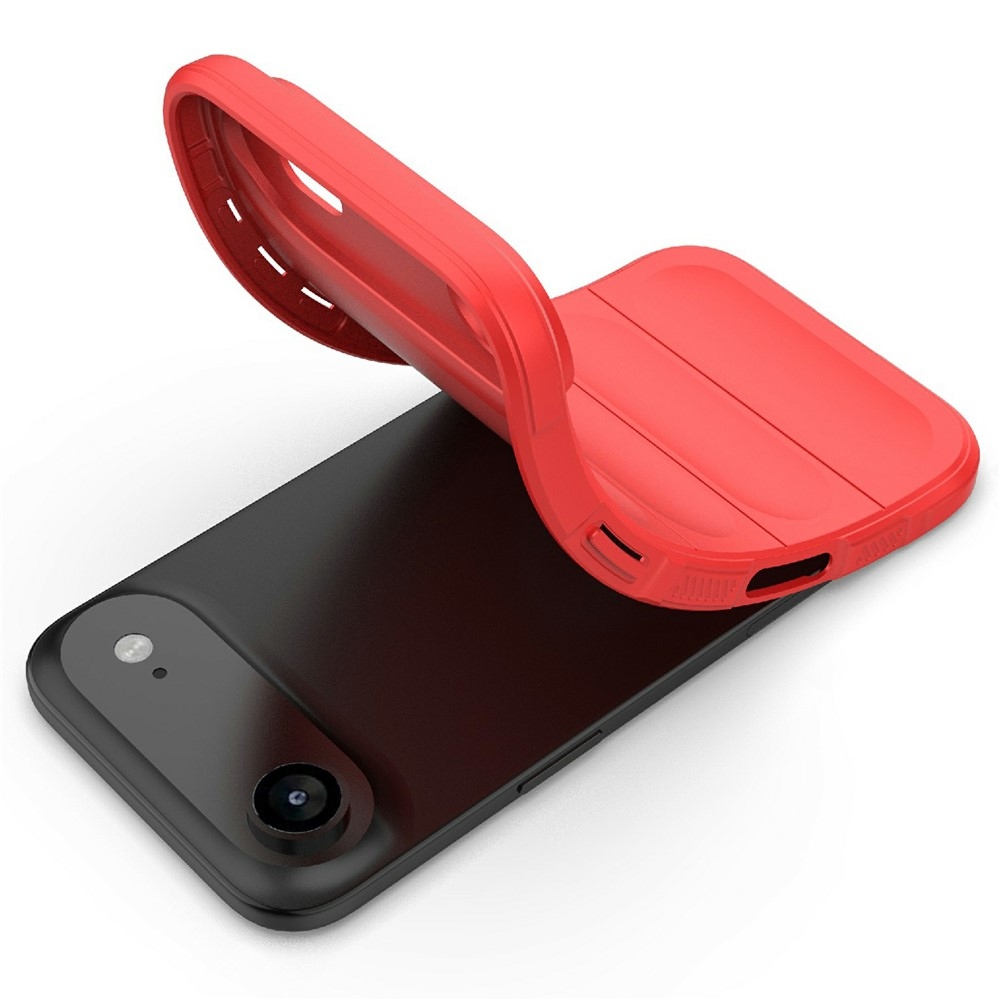 Rugg odolný gélový obal na iPhone 17 Air - červený