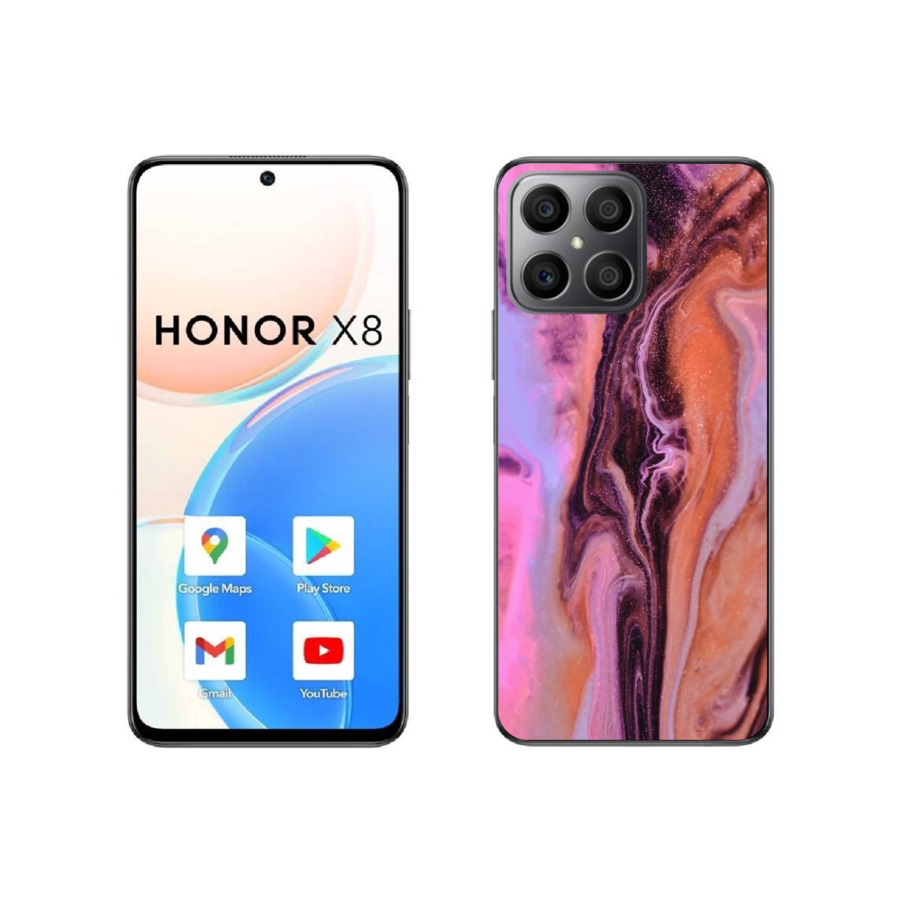 Gélový kryt mmCase na Honor X8 4G - abstrakt 26