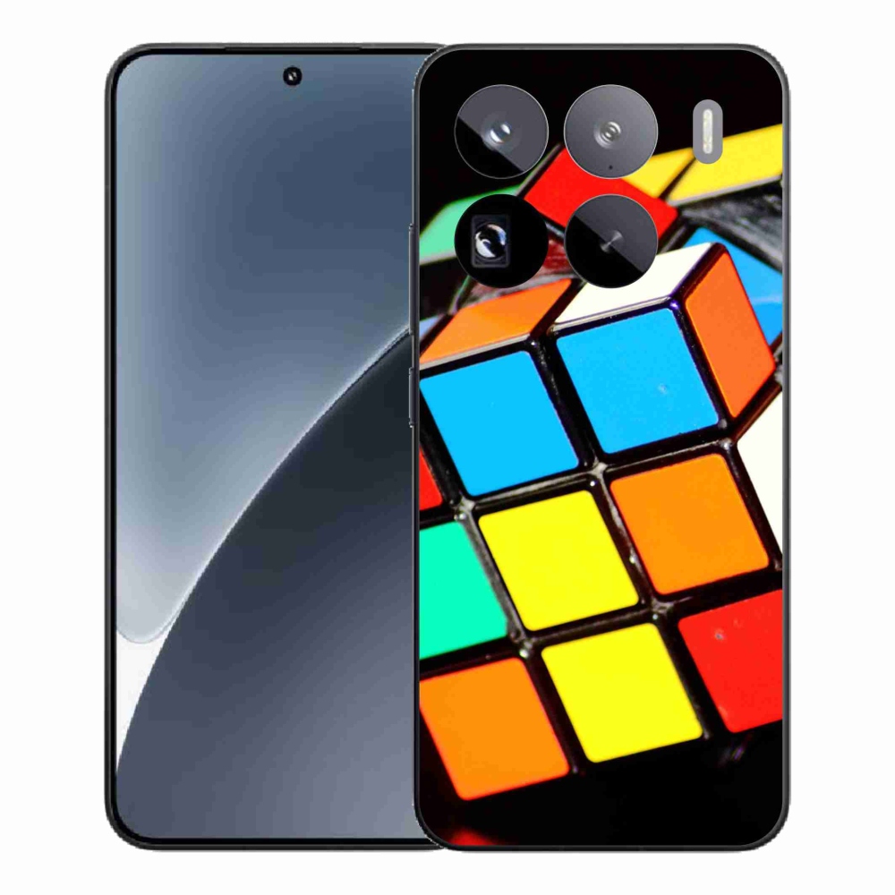 Gélový kryt mmCase na Xiaomi 15 Pro - rubikova kocka