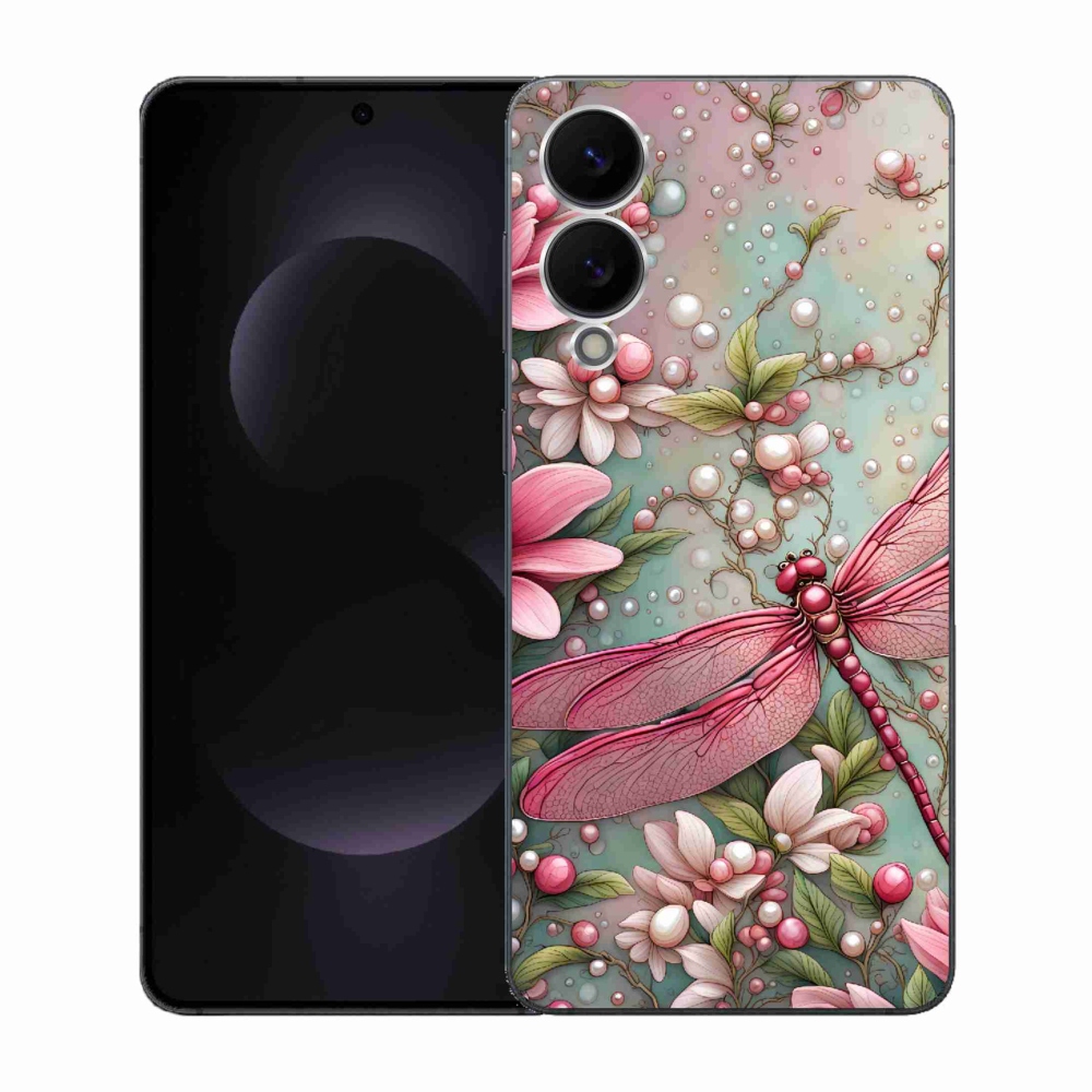 Gélový kryt mmCase na Samsung Galaxy S25 Edge - vážka