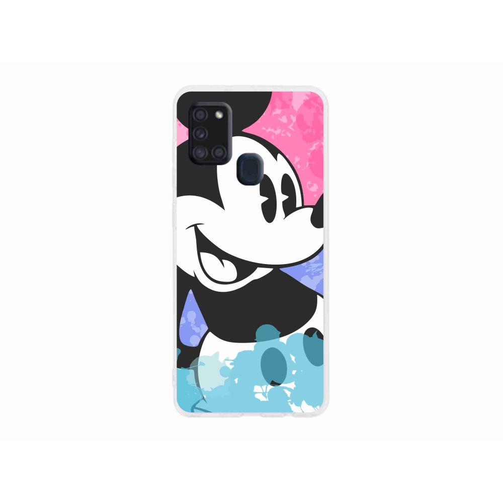 Gélový kryt mmCase na Samsung Galaxy A21s - mickey mouse