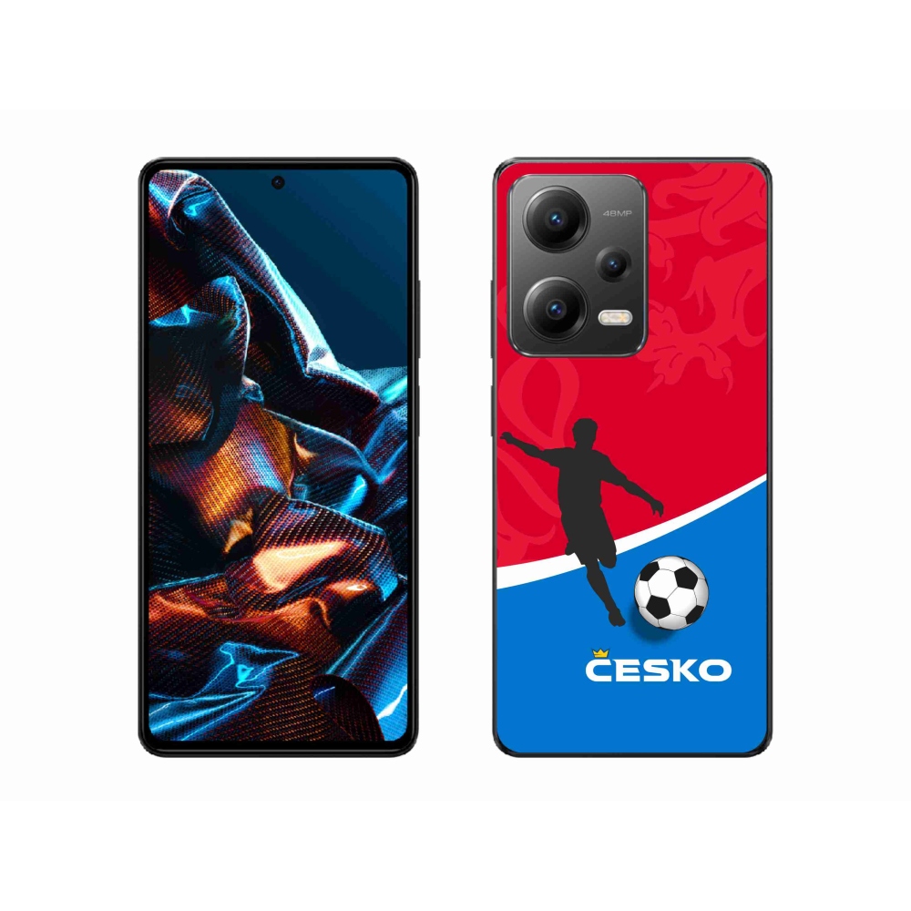 Gélový kryt mmCase na Xiaomi Redmi Note 12 Pro 5G - futbal Česko