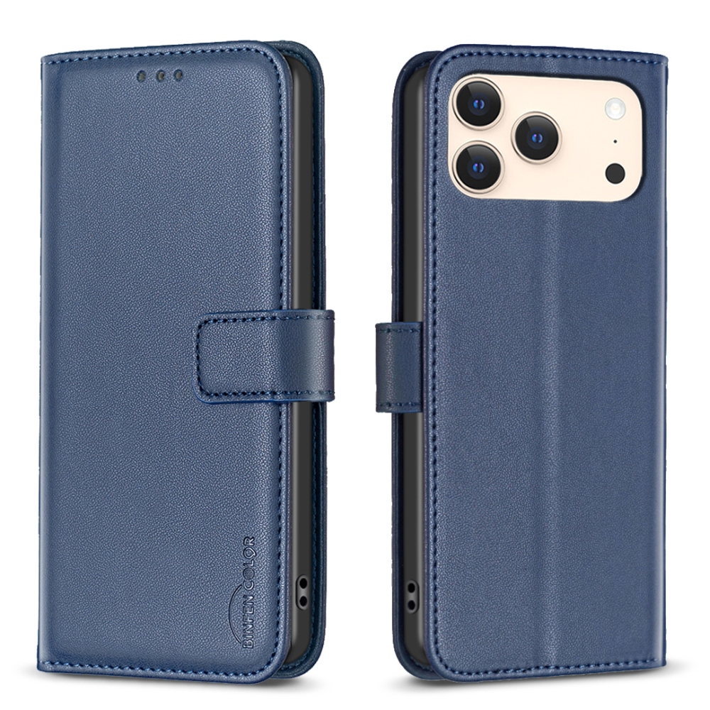 BNF knižkové púzdro na iPhone 17 Pro Max - modré