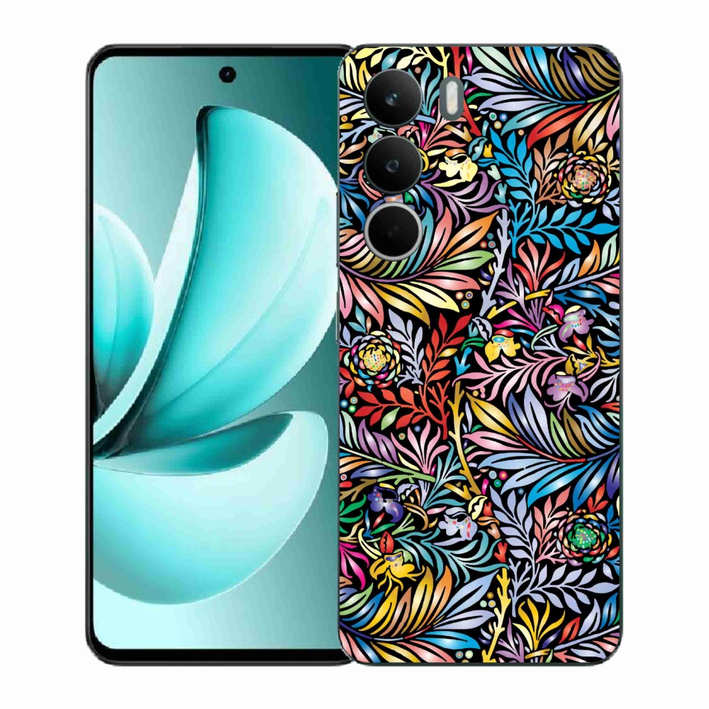Gélový kryt mmCase na Realme C71 - kvety 5