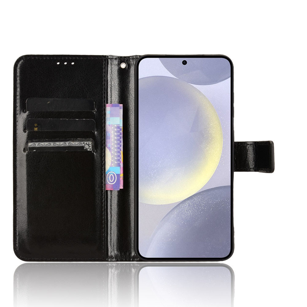 Crazy knižkové púzdro na Samsung Galaxy S25 FE - čierne