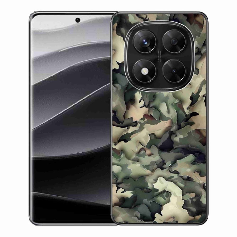Gélový kryt mmCase na Xiaomi Redmi Note 14 Pro 5G/Poco X7 5G - maskáčový vzor 9