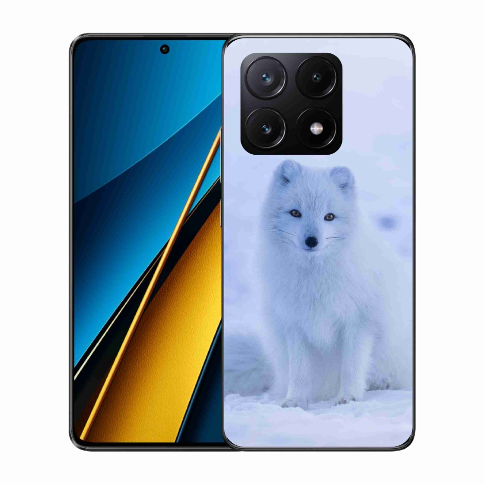 Gélový kryt mmCase na Xiaomi Poco X6 Pro 5G - polárna líška