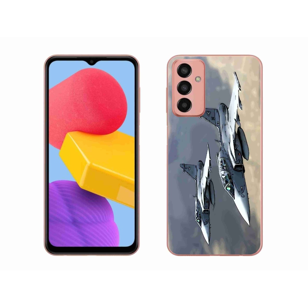 Gélový kryt mmCase na Samsung Galaxy M13 - stíhačky