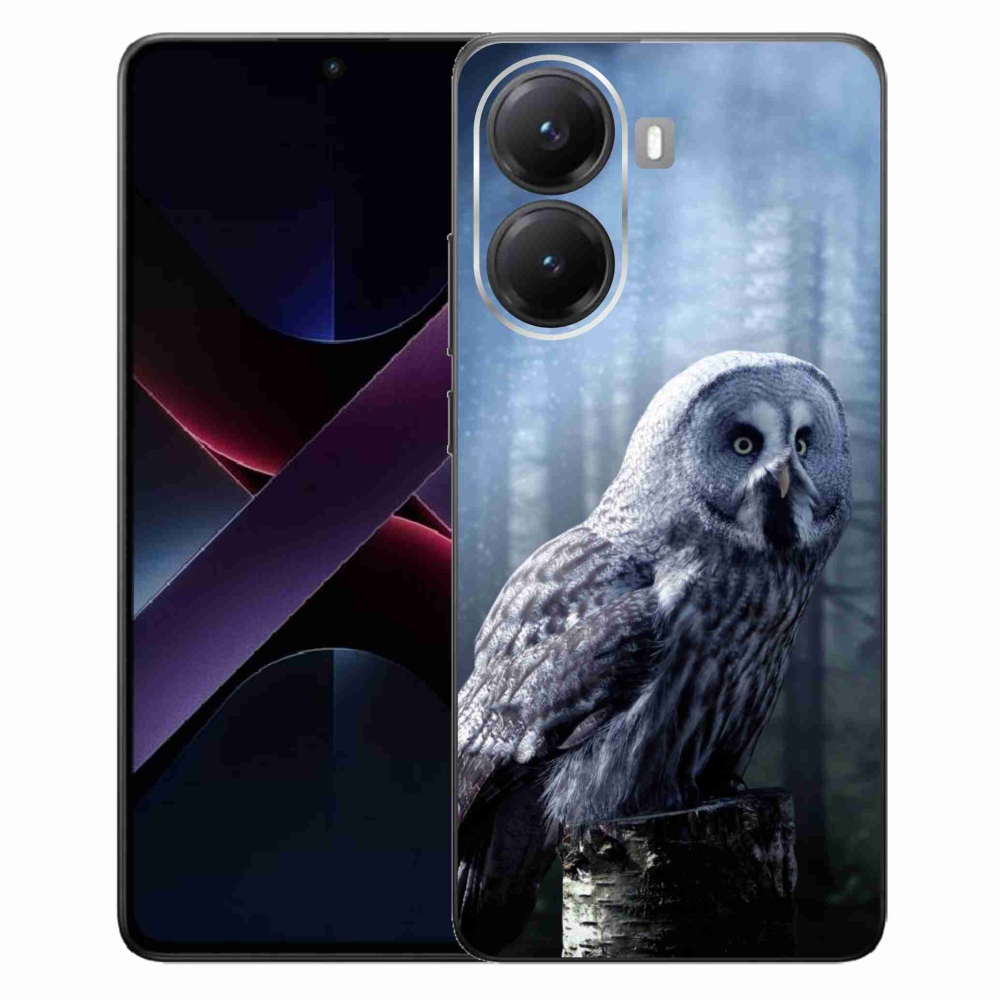 Gélový kryt mmCase na Xiaomi Poco X7 Pro 5G - sova