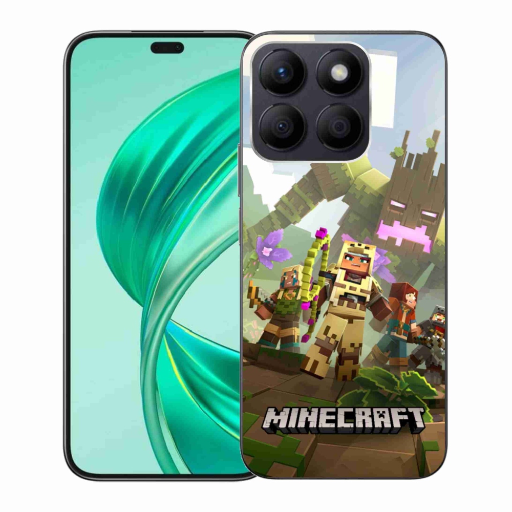 Gélový kryt mmCase na Honor X8b - minecraft 1