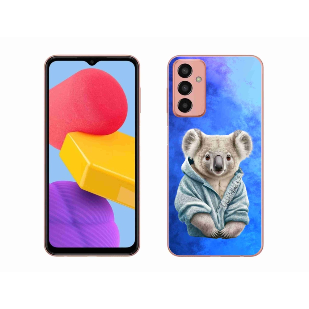 Gélový kryt mmCase na Samsung Galaxy M13 - koala vo svetri