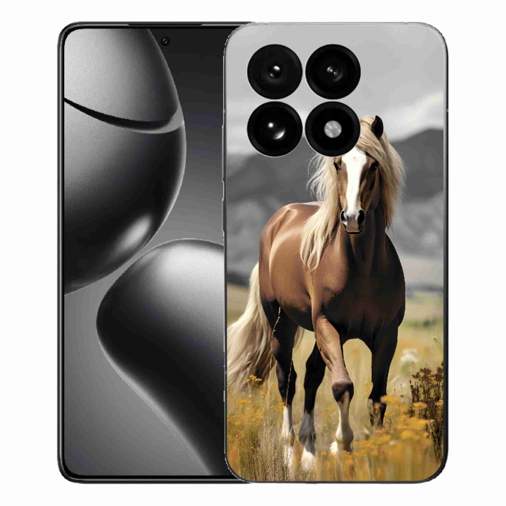 Gélový kryt mmCase na Xiaomi 15T - hnedý kôň 1