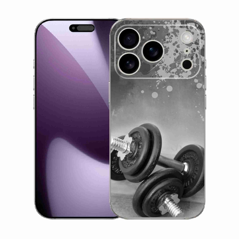 Gélový kryt mmCase na iPhone 17 Pro - činky 1
