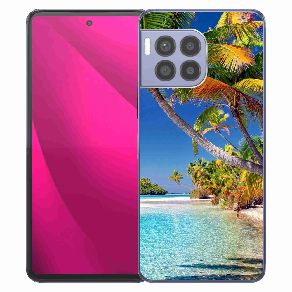 Gélový kryt mmCase na T-Mobile T Phone 2 Pro - morská pláž