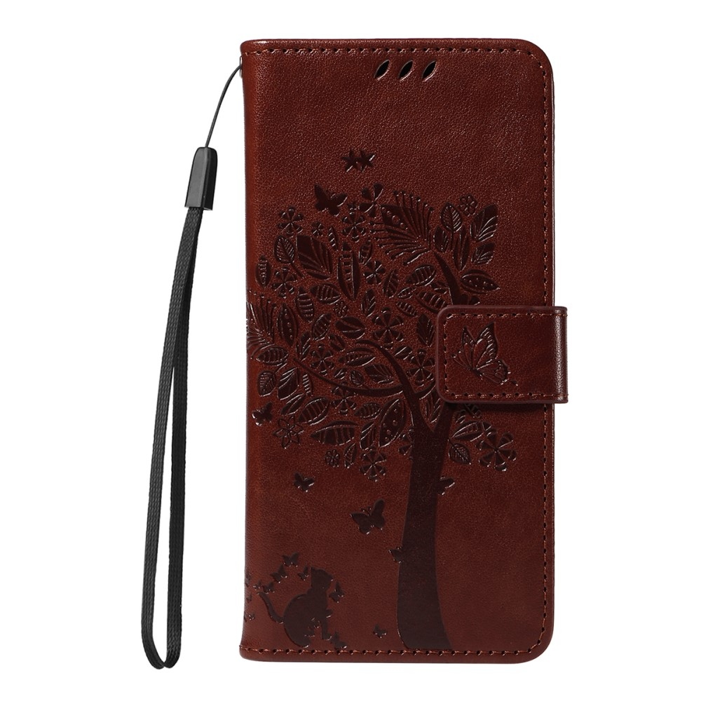 Trees knižkové púzdro na Xiaomi Redmi A5 (171.7x77.8x8.3mm) - hnedé