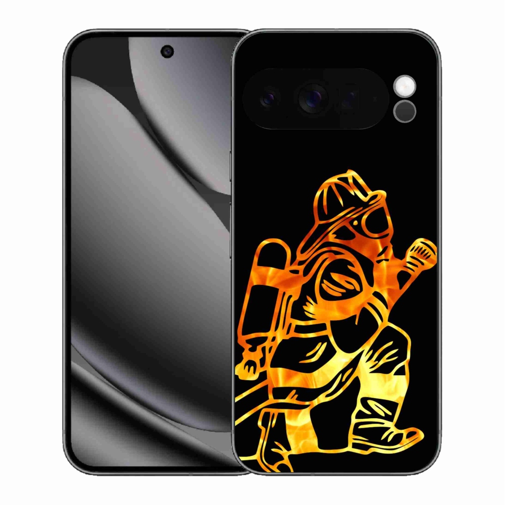 Gélový kryt mmCase na Google Pixel 10 Pro XL - hasič 1