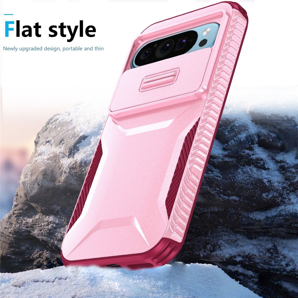 Lid odolný kryt na Google Pixel 10 Pro - ružový/vínový