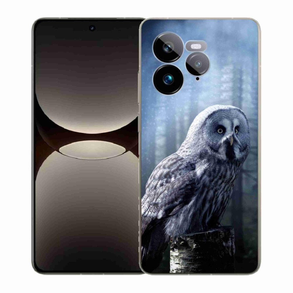 Gélový kryt mmCase na Realme GT 7 Pro 5G - sova