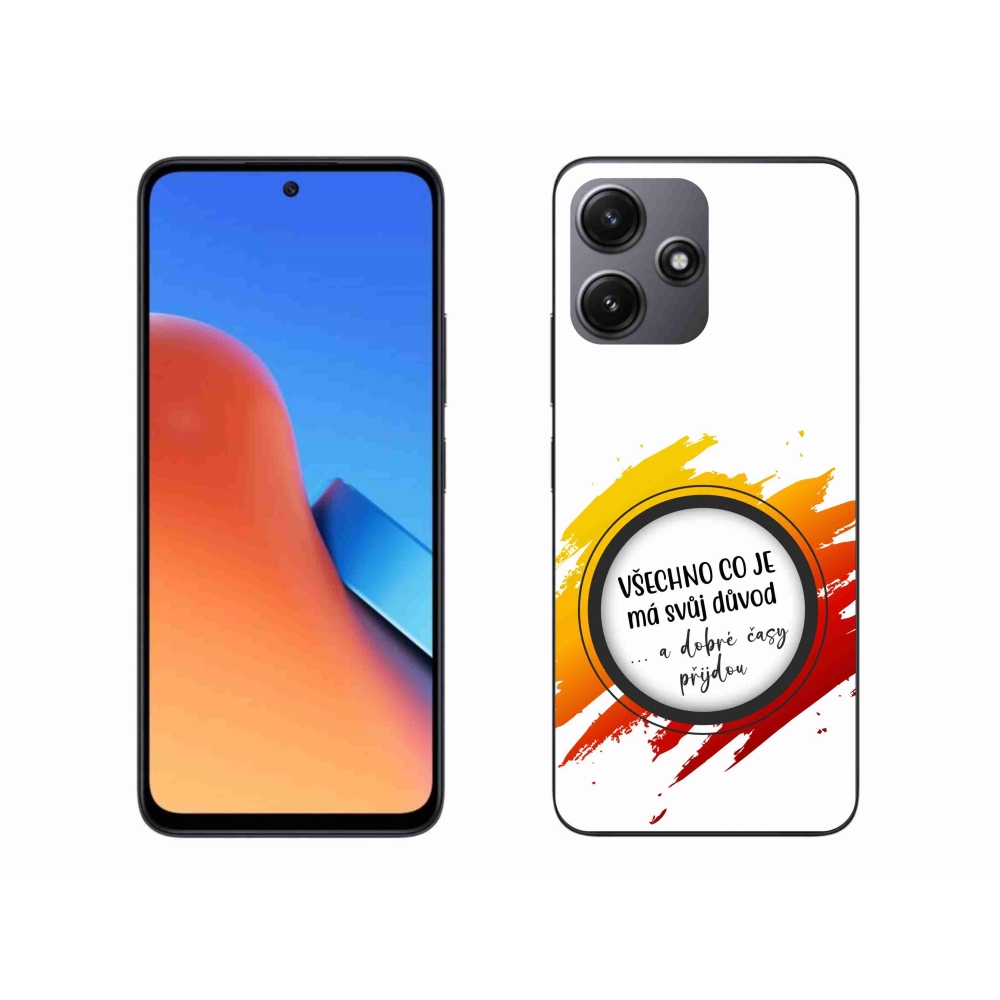 Gélový kryt mmCase na Xiaomi Redmi 12 5G - citát 3 biele pozadie