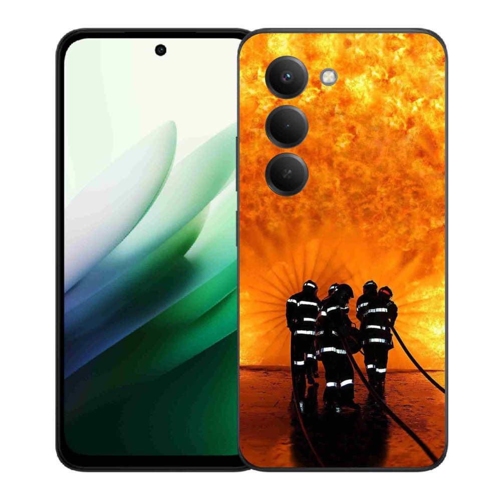 Gélový kryt mmCase na Xiaomi Redmi 15 5G (169mm) - požiar