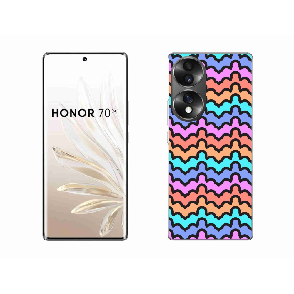 Gélový kryt mmCase na Honor 70 - abstraktný motív 30