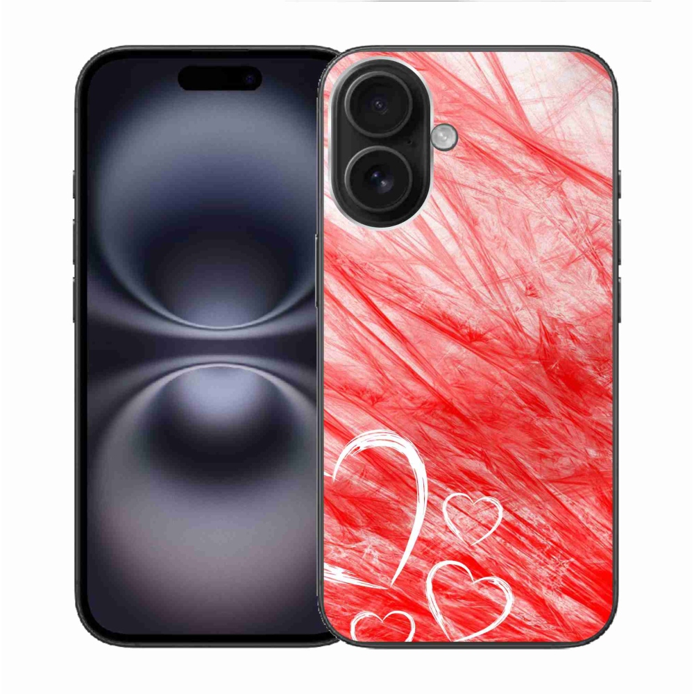 Gélový kryt mmCase na iPhone 16 - heart