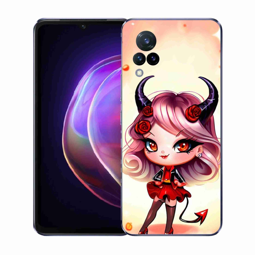 Gélový kryt mmCase na Vivo V21 4G/5G - kreslená čertica