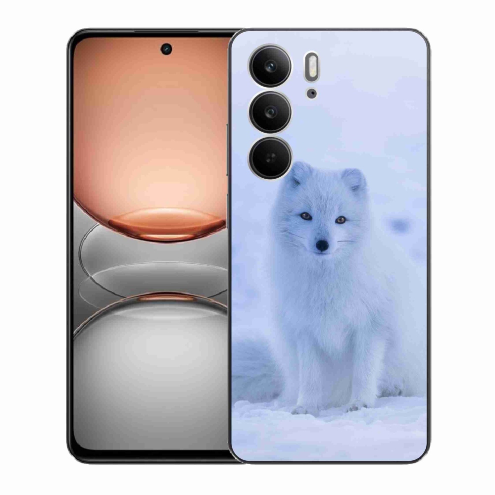 Gélový kryt mmCase na Realme C75 - polárna líška