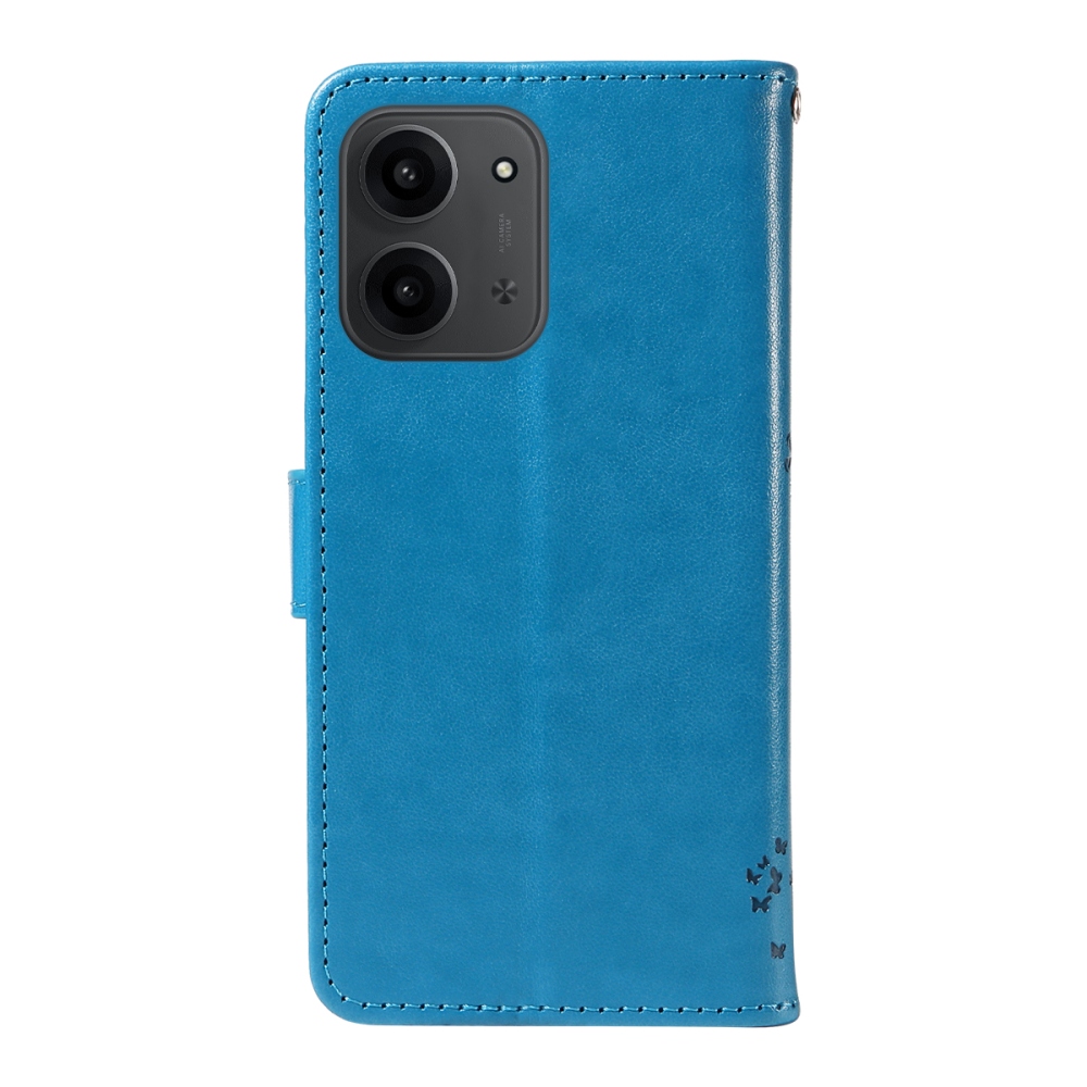 Trees knižkové púzdro na Xiaomi Redmi 15C 4G/5G (173mm) - modré