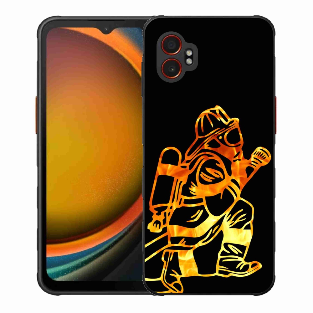 Gélový kryt mmCase na Samsung Galaxy Xcover 7 Pro - hasič 1