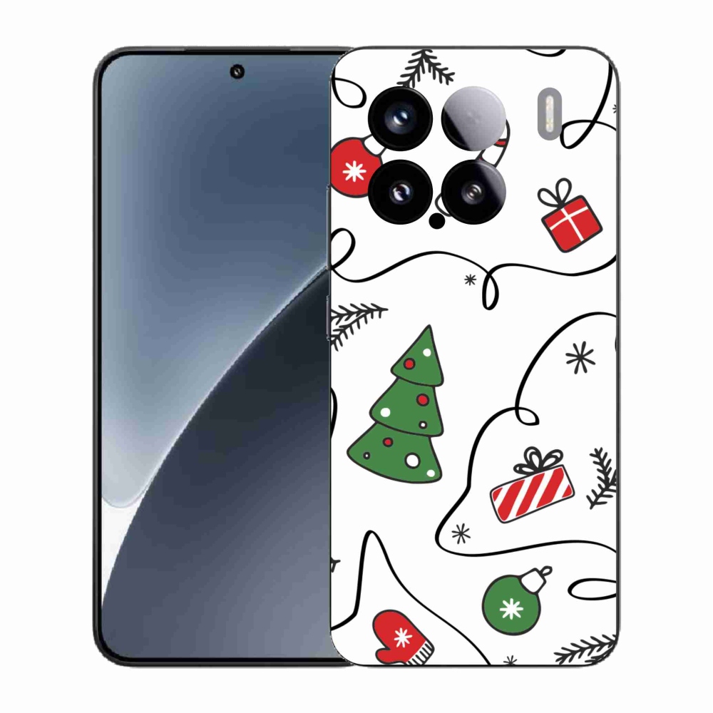 Gélový kryt mmCase na Xiaomi 15 - vianočné motívy