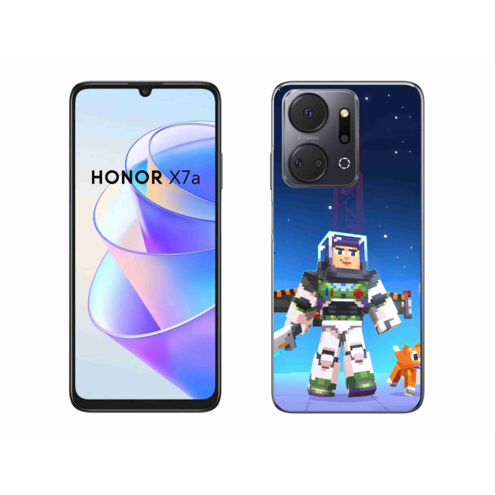 Gélový kryt mmCase na Honor X7a - minecraft 2