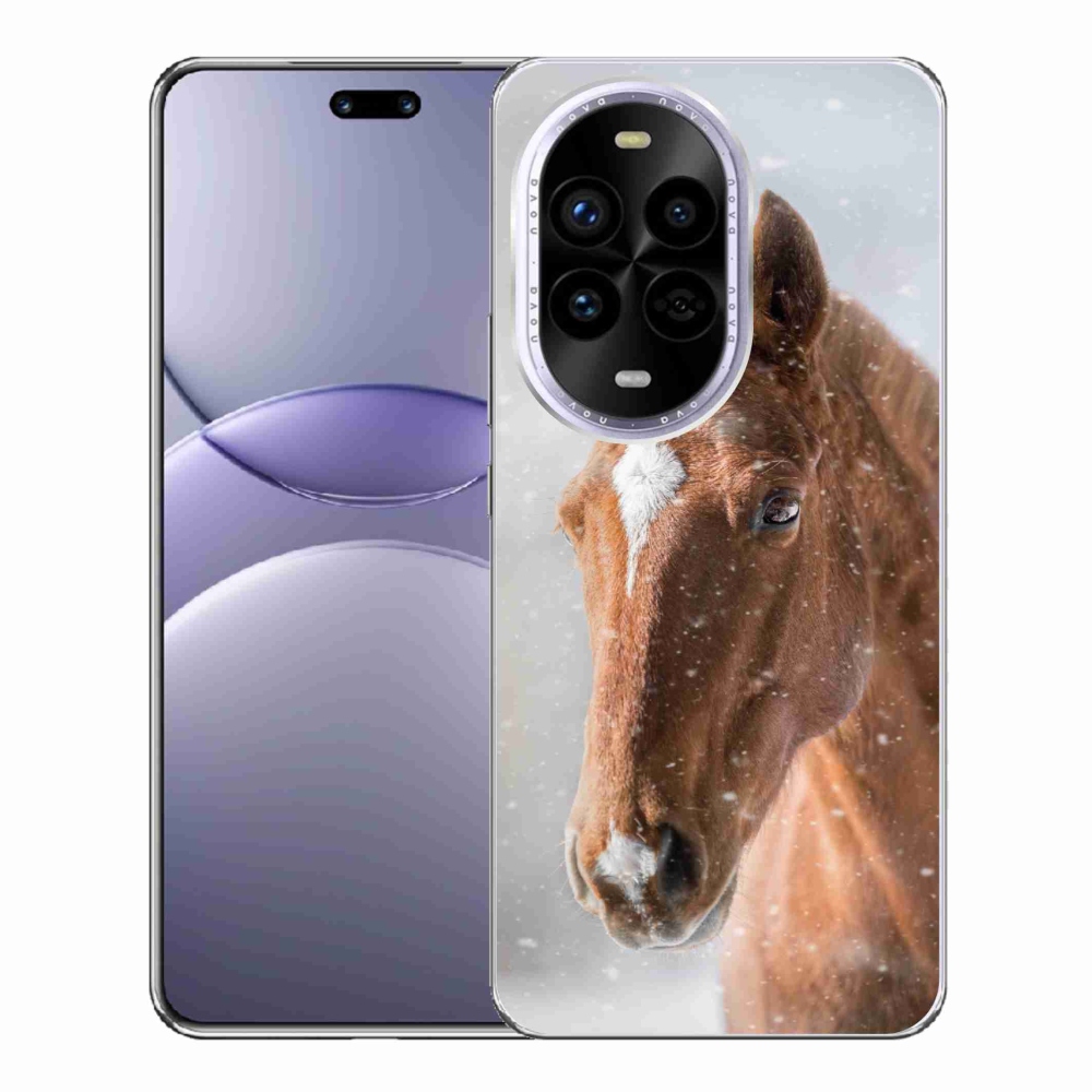 Gélový kryt mmCase na Huawei Nova 13 Pro 5G - hnedý kôň 2