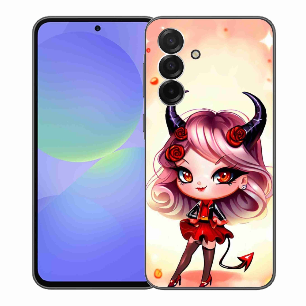 Gélový kryt mmCase na Samsung Galaxy A36 5G - kreslená čertica