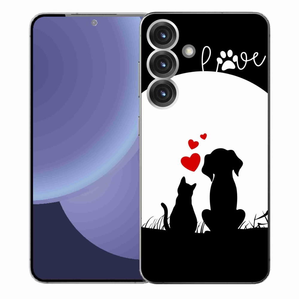 Gélový kryt mmCase na Samsung Galaxy S25+ - zvieracia láska