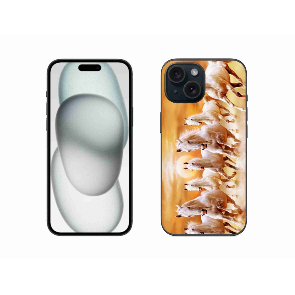 Gélový obal mmCase na iPhone 15 - kone 2