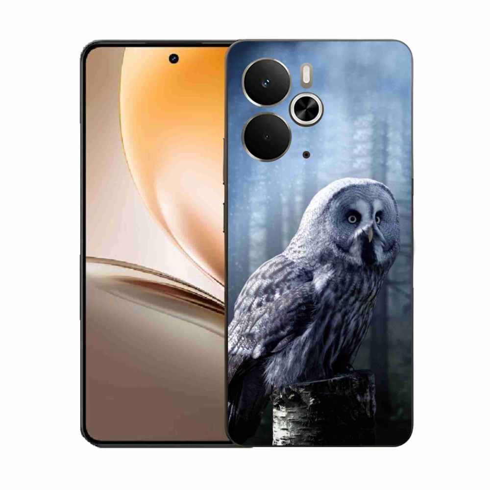 Gélový kryt mmCase na Realme 14 5G - sova