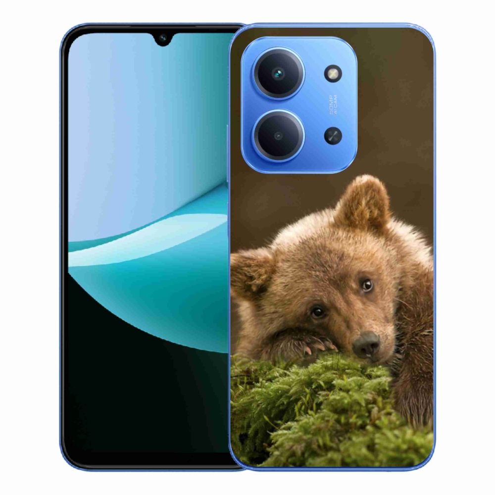 Gélový kryt mmCase na Xiaomi Redmi 15C 4G/5G (173mm) - medveď