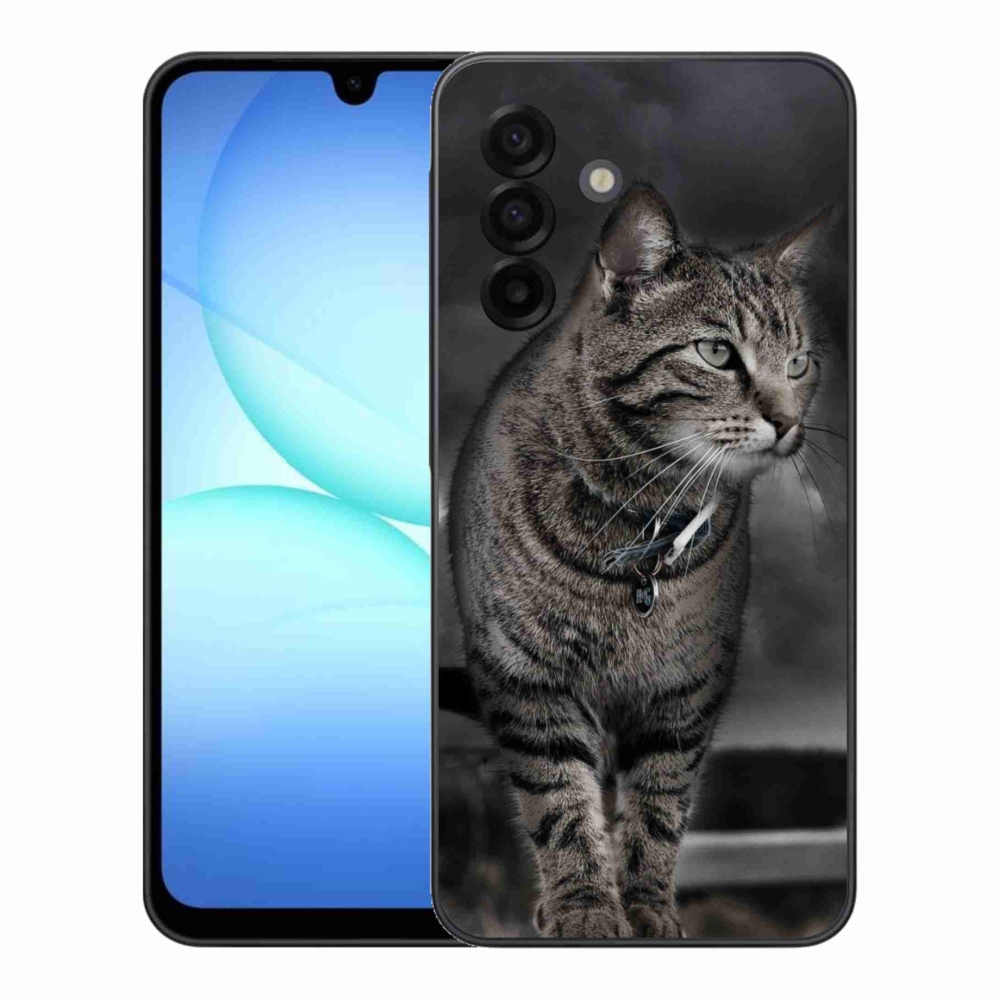 Gélový kryt mmCase na Samsung Galaxy A17 4G/5G - mačka