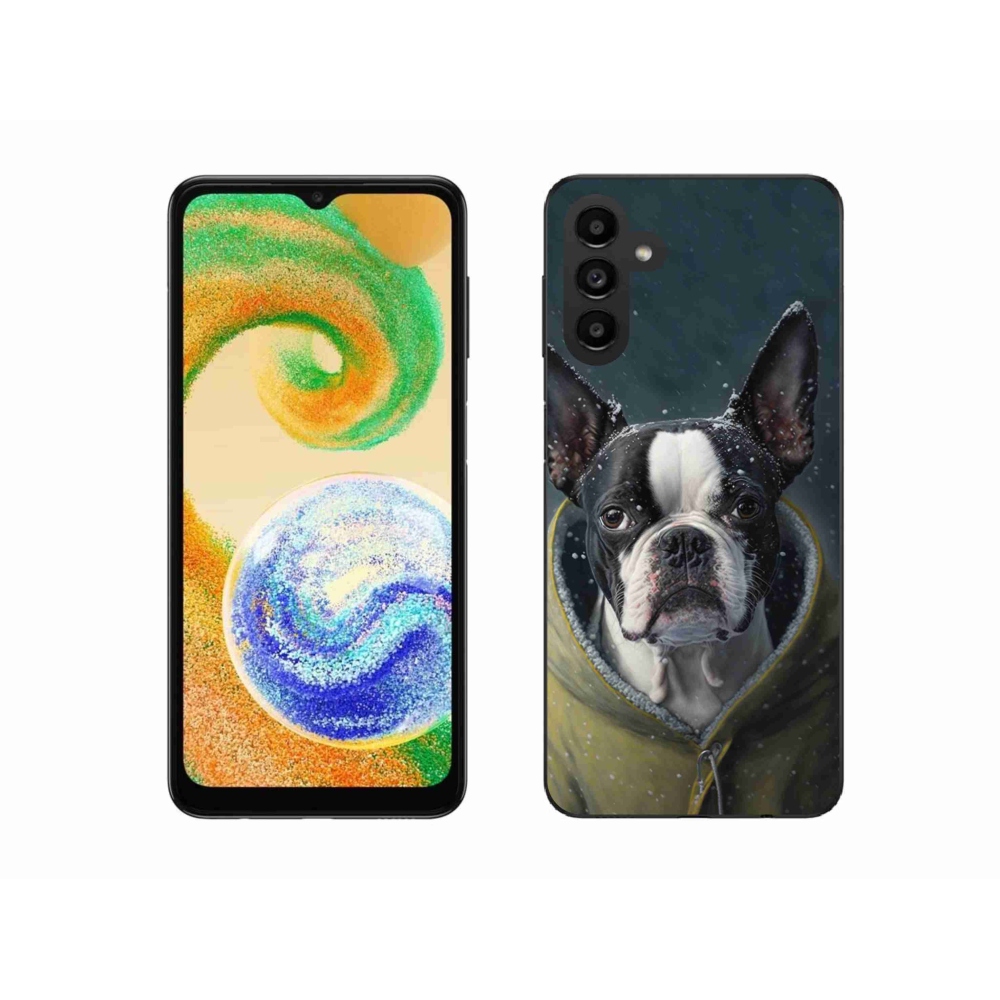 Gélový kryt mmCase na Samsung Galaxy A04s (164.7x76.7x9.1mm) - buldoček