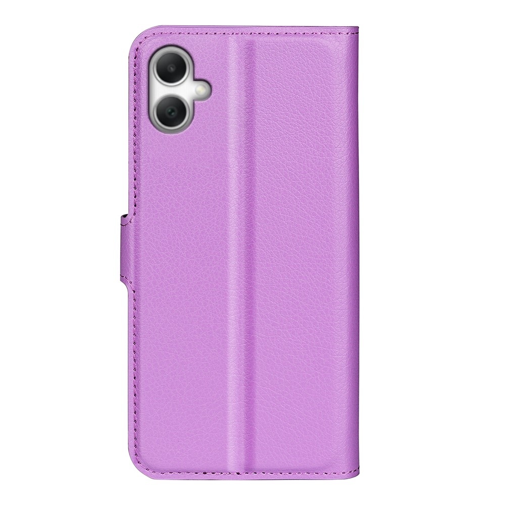 Litchi knižkové púzdro na Samsung Galaxy A07 4G - fialové