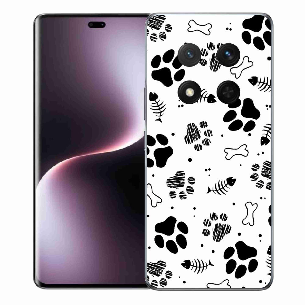 Gélový kryt mmCase na Honor Magic 7 Lite 5G - psie labky 1