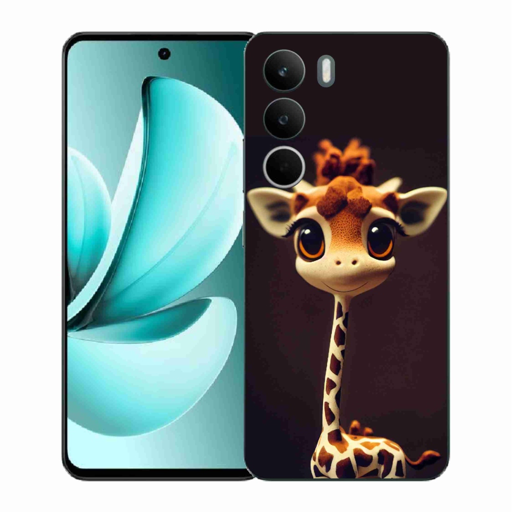 Gélový kryt mmCase na Realme C71 - malá žirafa